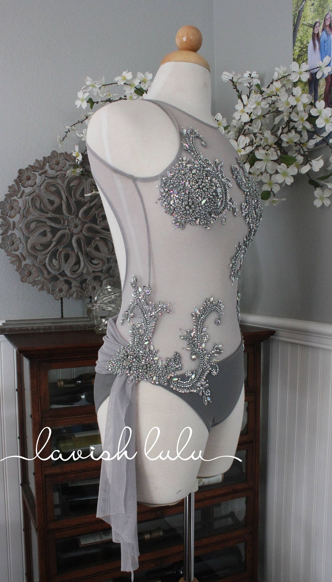 Light Gray Lyrical/Contemporary Dance Costumes Etsy