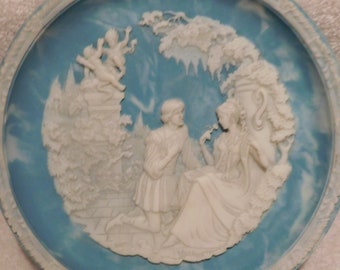 Decorative Plate "Love Sonnets' of Shakespeare"