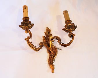 Lovely Brass 2-armed Designed Sconces