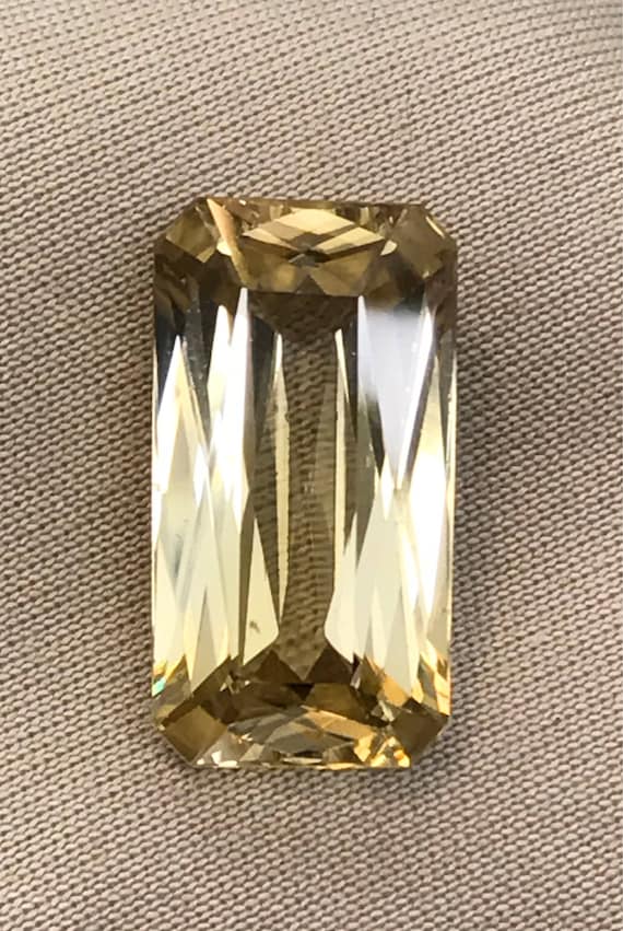 9+ carat! Collectors piece, natural Zircon in a scissor cut. Comes with appraisal!