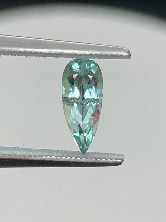 Paraiba Tourmaline. .78ct Natural untreated gem. 9.6x4mm