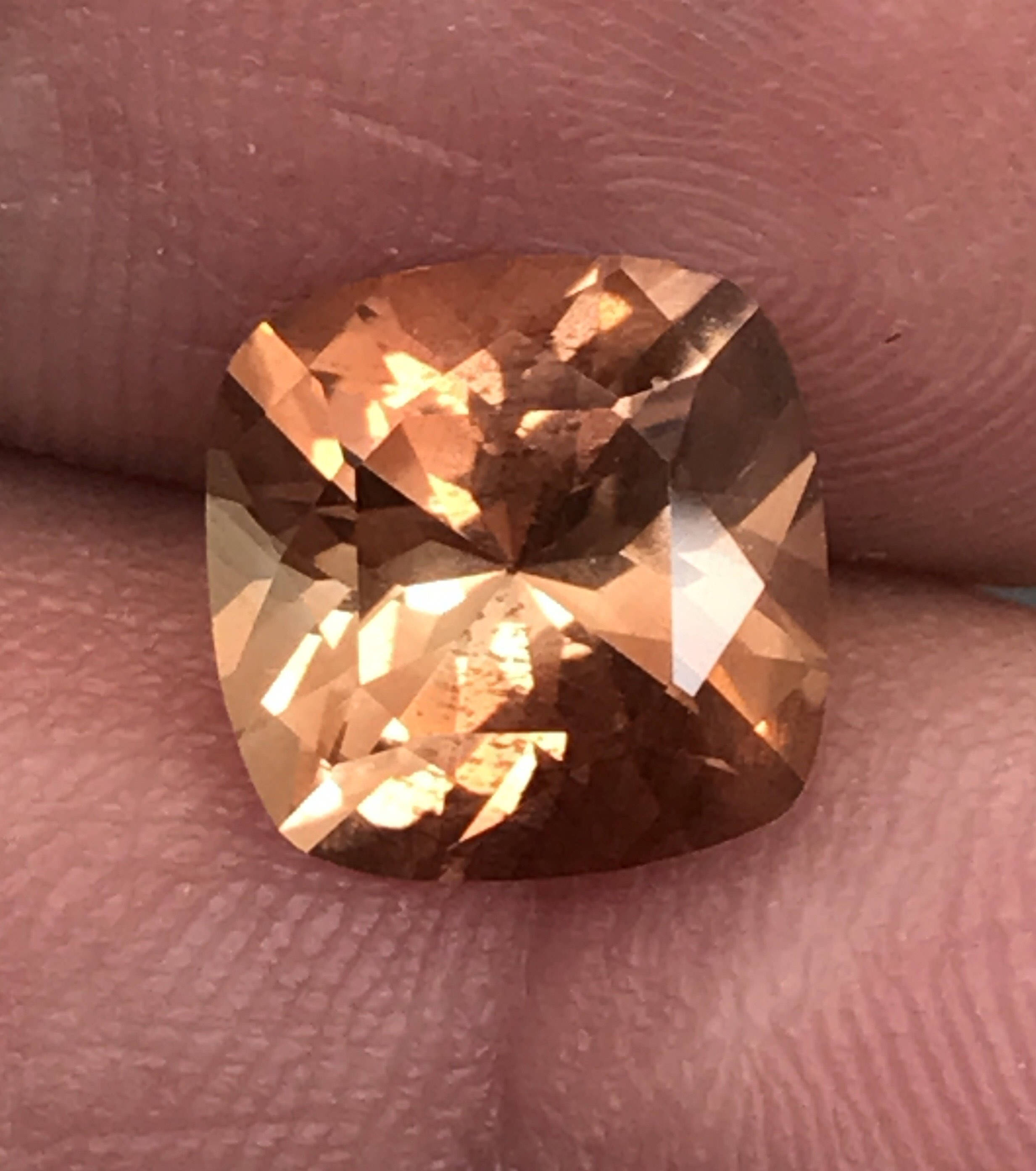 Oregon Sunstone, Red, with Schiller, 3.47ct