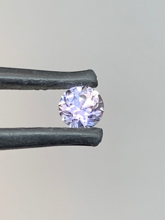 Montana Sapphire 4.4mm natural Precision cut round.