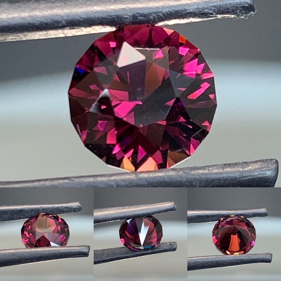 2.9ct Ofiki Tourmaline in Precision standard round brilliant. Natural untreated Gemstone.