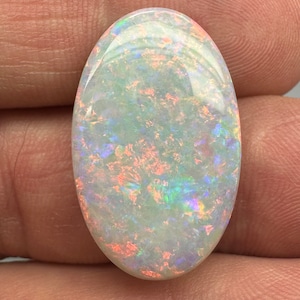 Clover leaf  pattern, Australian semi-black crystal opal. 13.34ct Coober peaky origin