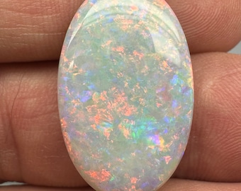 Clover leaf  pattern, Australian semi-black crystal opal. 13.34ct Coober peaky origin