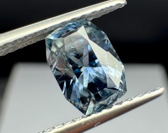 Steely Blue natural sapphire 1.83ct