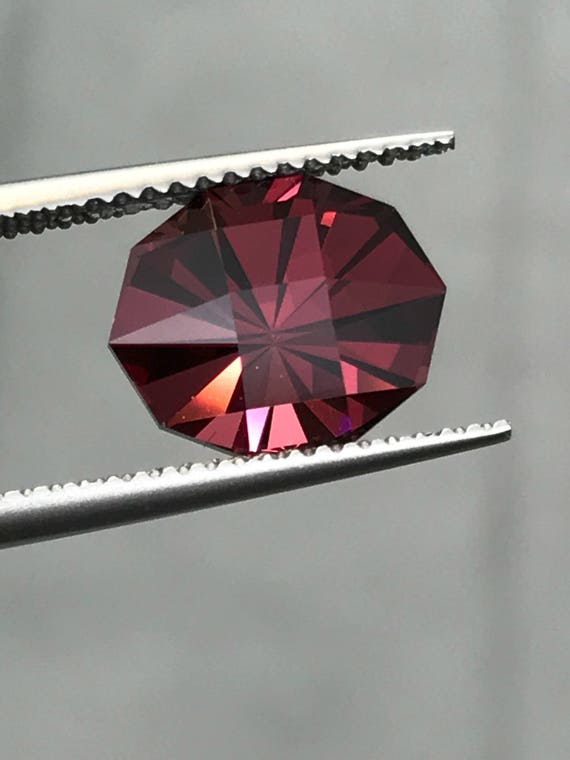3.8ct Garnet from Umba Valley, Tanzania. Of the highest cut and polish quality.