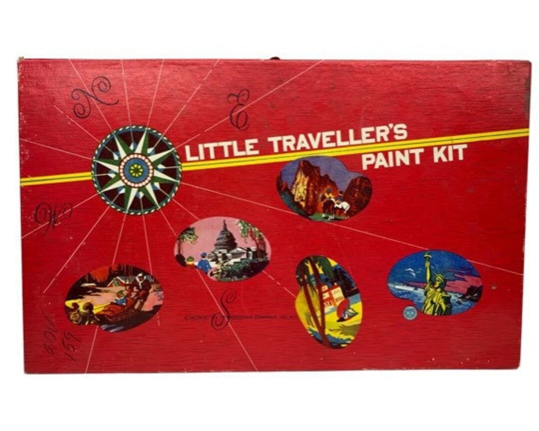 Vintage Paint Kit Little Traveller's Paint Kit by Etsy