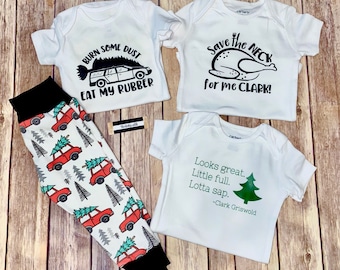 christmas vacation baby outfit