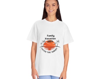 Custom unisex shirt family vacation