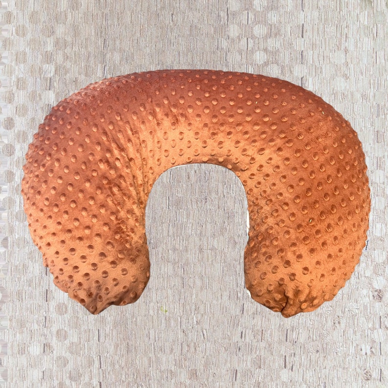 Neutral Boho Rainbow Minky Nursing Pillow Cover With Zipper Etsy