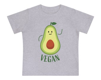 Vegan Avocado Baby, Toddler Short Sleeve T-Shirt