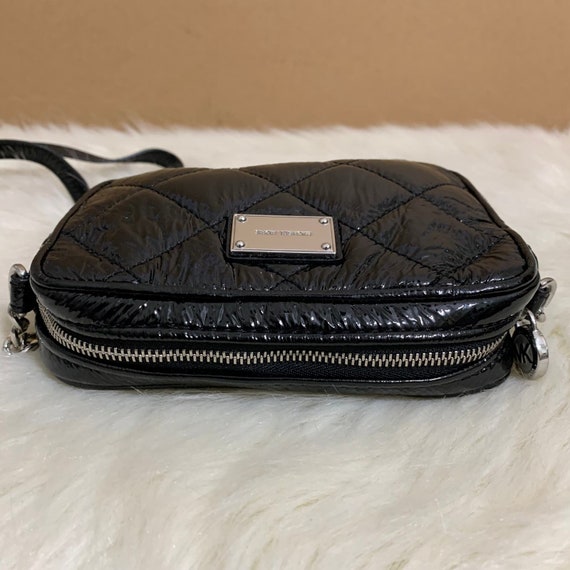MICHAEL KORS Jet Set Quilted Black Patent Leather… - image 6