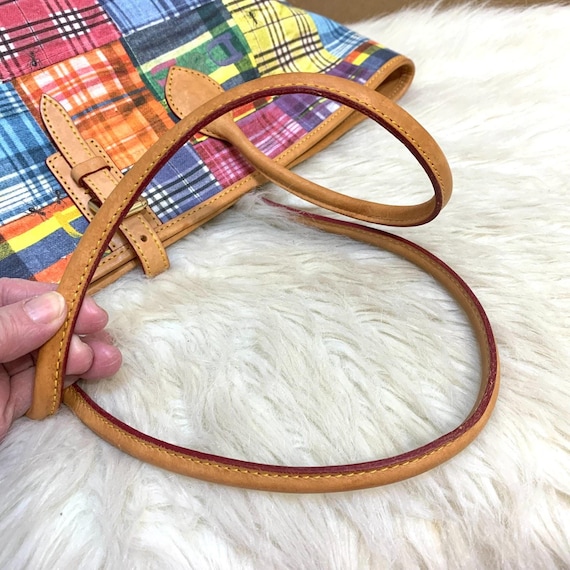 DOONEY and BOURKE CINDY Large Patchwork Canvas Ma… - image 9