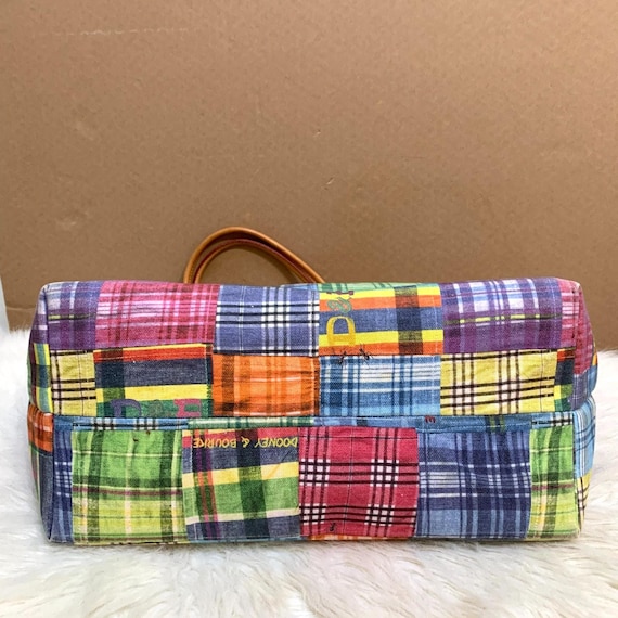 DOONEY and BOURKE CINDY Large Patchwork Canvas Ma… - image 18