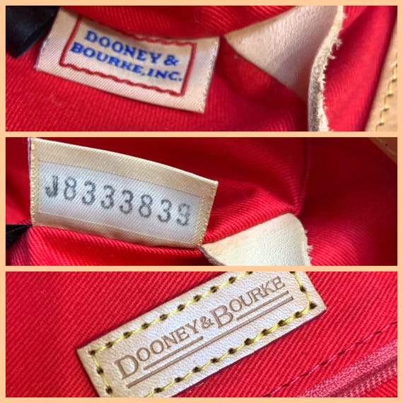 DOONEY and BOURKE CINDY Large Patchwork Canvas Ma… - image 3