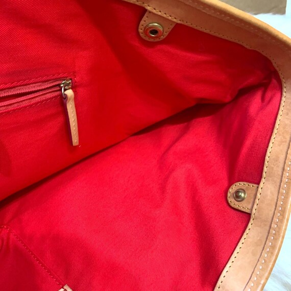 DOONEY and BOURKE CINDY Large Patchwork Canvas Ma… - image 10