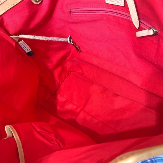 DOONEY and BOURKE CINDY Large Patchwork Canvas Ma… - image 11