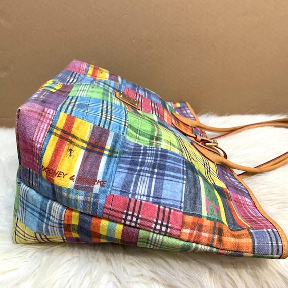 DOONEY and BOURKE CINDY Large Patchwork Canvas Ma… - image 13