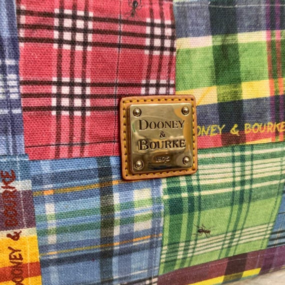 DOONEY and BOURKE CINDY Large Patchwork Canvas Ma… - image 2