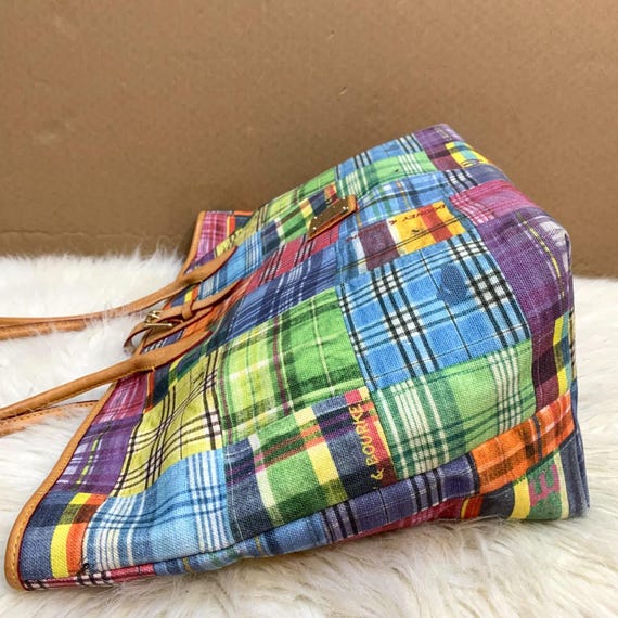 DOONEY and BOURKE CINDY Large Patchwork Canvas Ma… - image 17