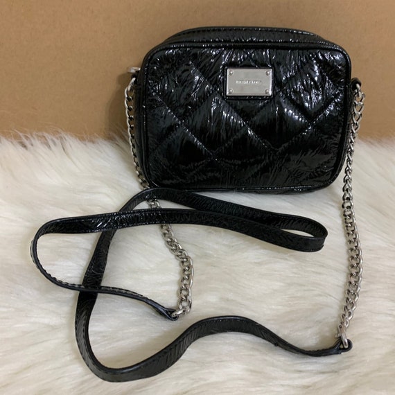 MICHAEL KORS Jet Set Quilted Black Patent Leather… - image 10