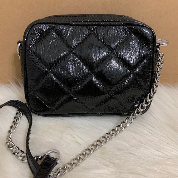 MICHAEL KORS Jet Set Quilted Black Patent Leather… - image 4