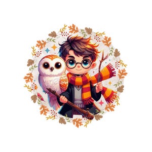 Harry Potter, Bügelbild, einfach & schnell aufbügeln, Zauberer, Comic, Kinder, Jungs, Magic, DTF, Shirt Design, KI, Geschenk, Aufbügler