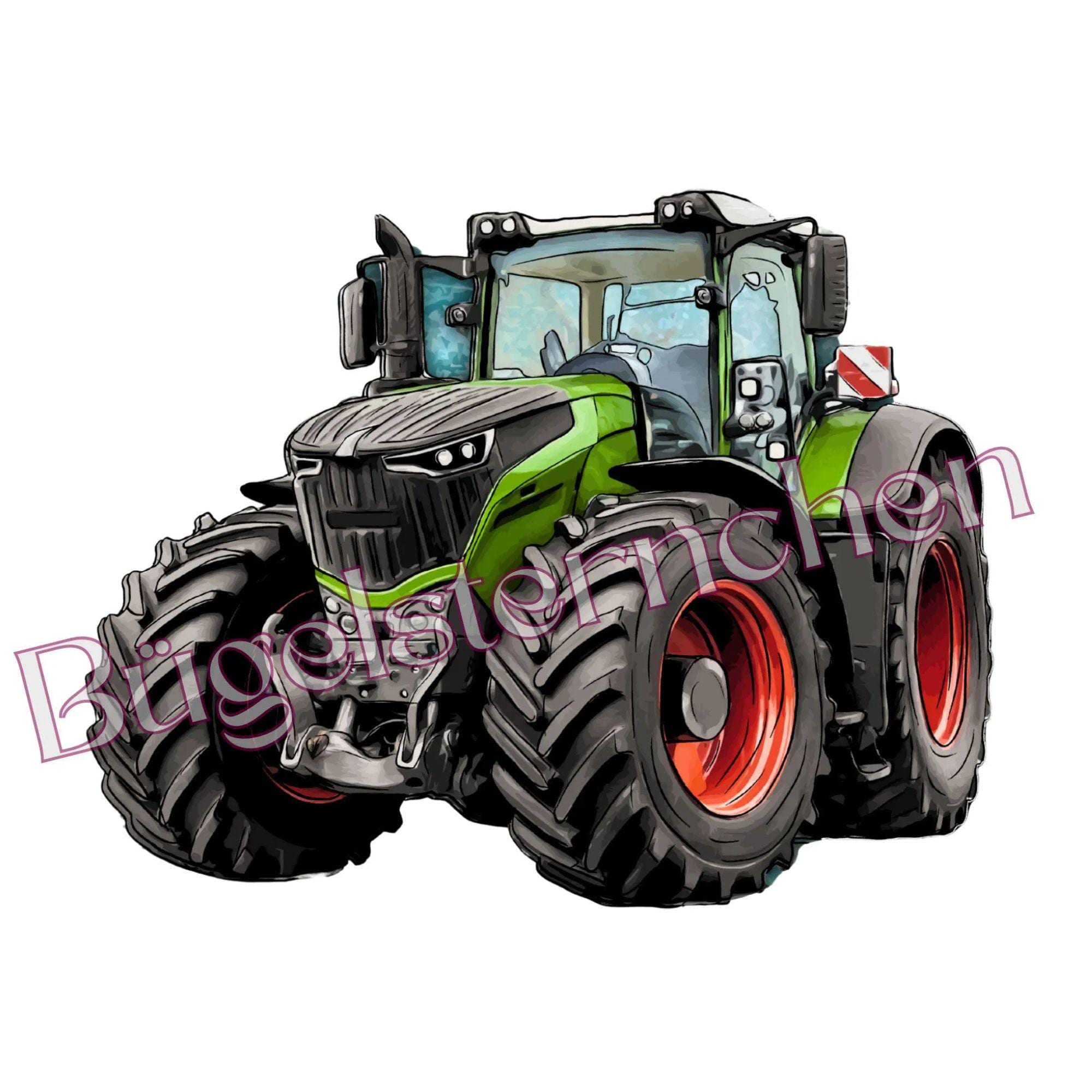 Bügelbild Traktor – Aufbügel-Patch Für Kleidung & Accessoires