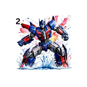 Bügelbild, Transformer, Optimus, Bumblebee, einfach & schnell, Splashes, LKW, KI Kunst, bügeln, Jungs, Junge, Geschenk, Einschulung, Shirt