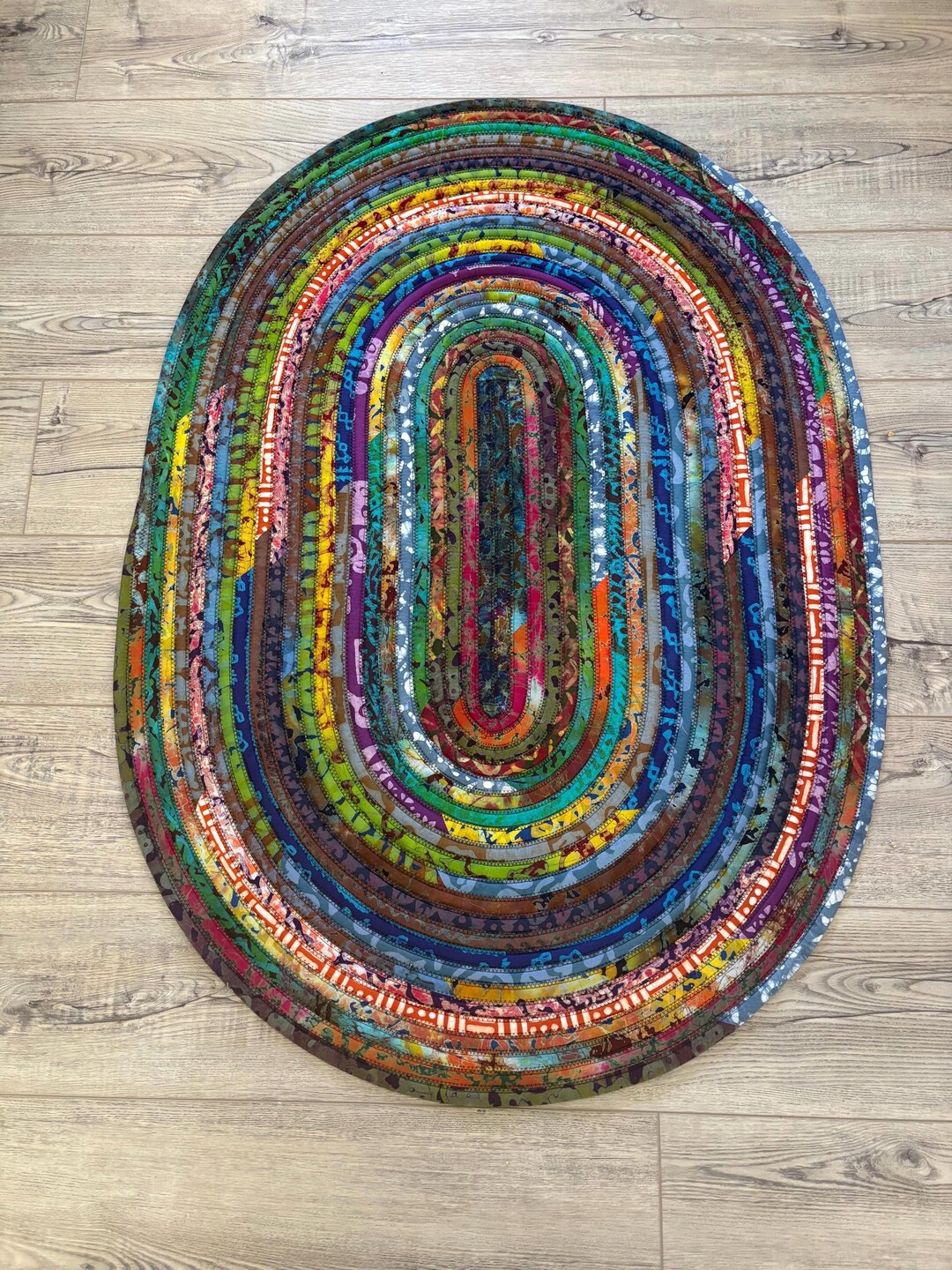 Rug-jelly Roll Rug - Etsy