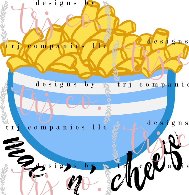 Mac n cheese .svg .dxf .png .eps digital file for Cricut | Etsy