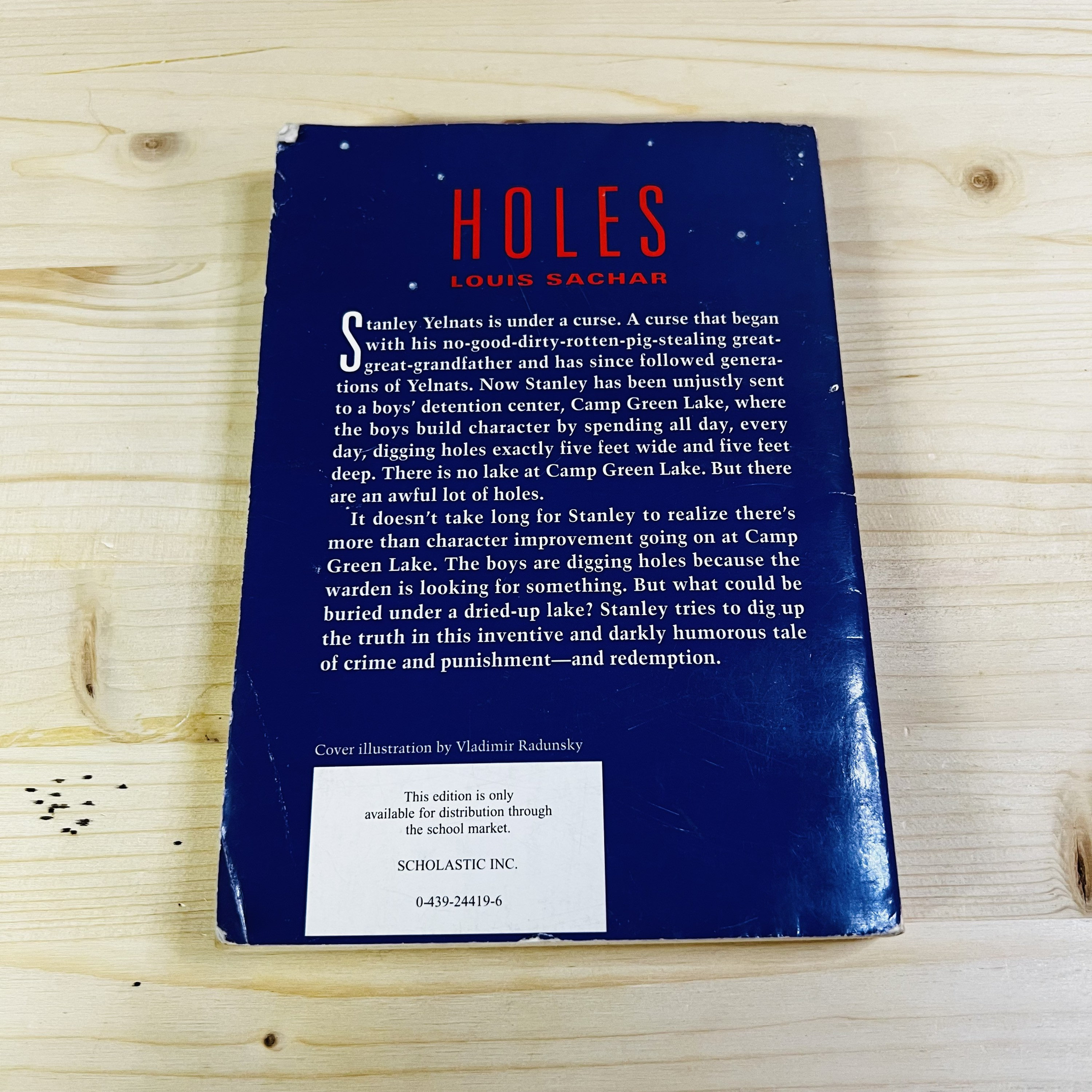 Holes - Louis Sachar: 9781408809372 - AbeBooks