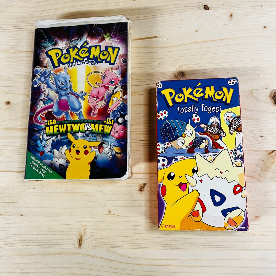 Lot of 2 Pokémon VHS Tapes Etsy