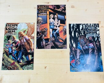 Escape of the Living Dead Airborne Comic Books Issues 1-3