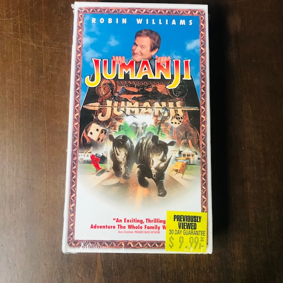Jumanji VHS Tape Etsy