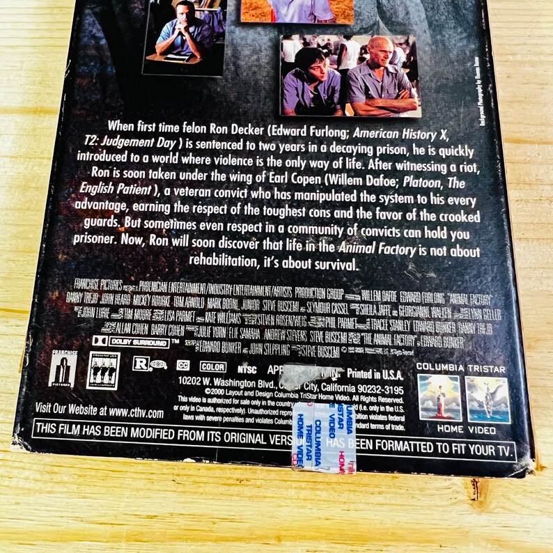 Animal Factory Plot Animal Factory VHS Tape - Etsy