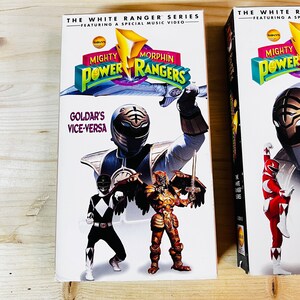 Power Rangers the White Ranger Series Lot of Two VHS Tapes - Etsy