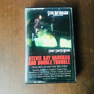 Stevie Ray Vaughn and the Double Trouble -  Couldn&#39;t Stand The Weather Cassette Tape