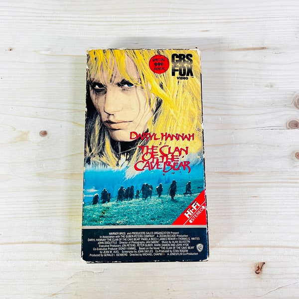 The Clan of the Cave Bear VHS Tape