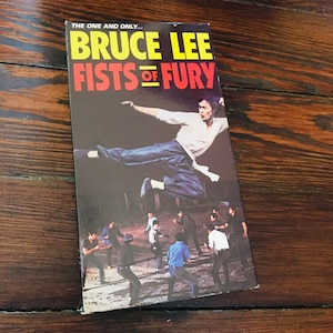 Bruce Lee Fists of Fury VHS Tape