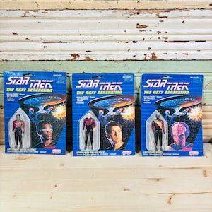 1988 Galoob Star Trek Figures Lot of 3