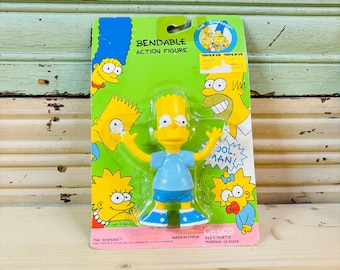The Simpson's Bendable Action Figure - Etsy