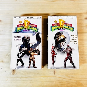 Power Rangers the White Ranger Series Lot of Two VHS Tapes - Etsy