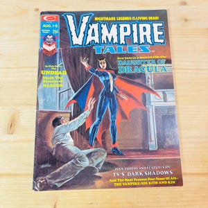 Vampire Tales Magazine Volume 1  Number 6 August 1974