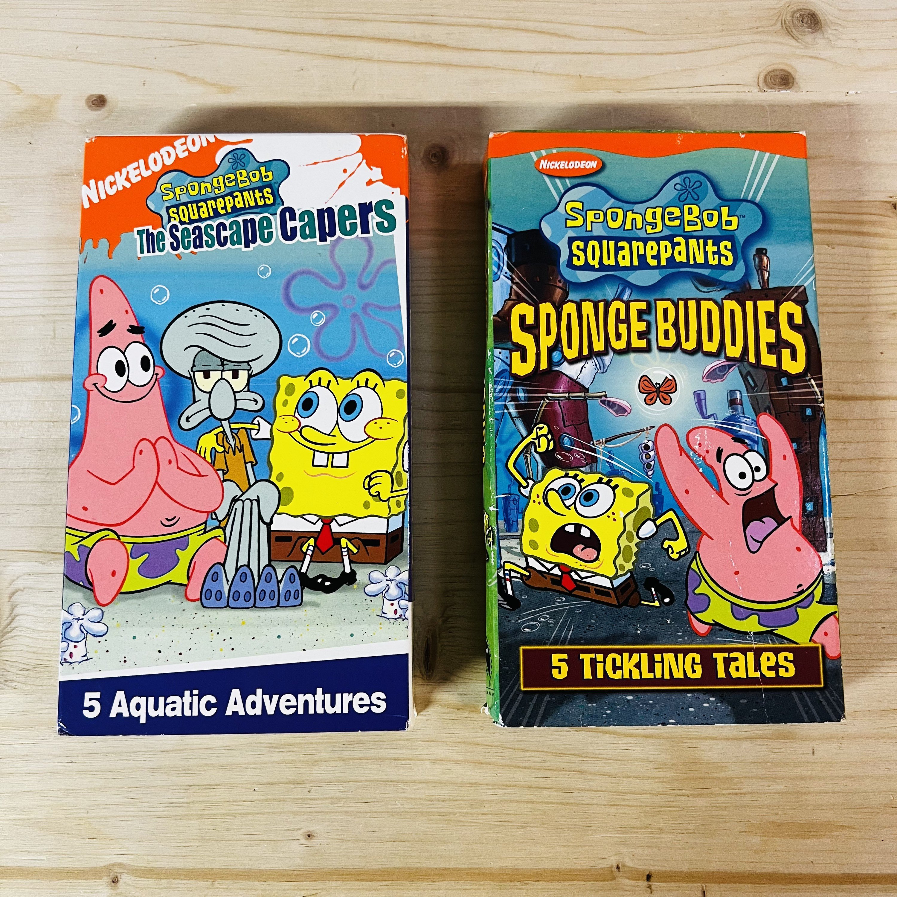 the spongebob squarepants movie vhs