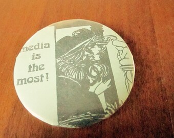 Media is the Most Vintage Pin