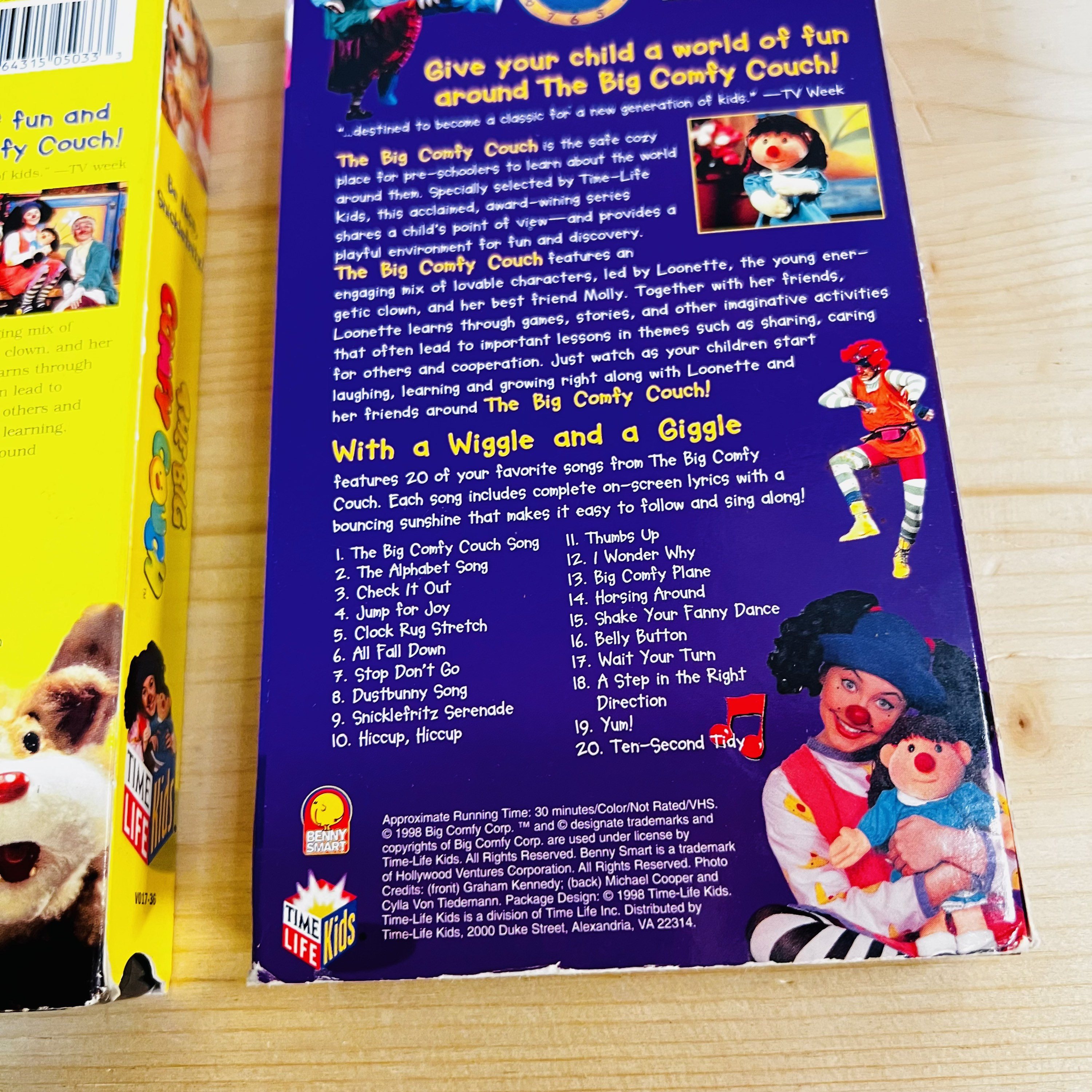 The Big Comfy Couch VHS Tapes Lot of Three Etsy