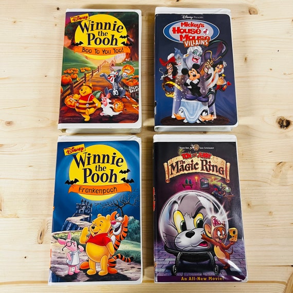 Lot of 4 Halloween Kids VHS Tapes Etsy